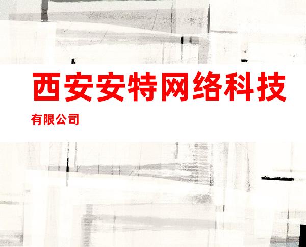 西安安特网络科技有限公司
